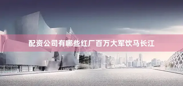 配资公司有哪些红厂百万大军饮马长江